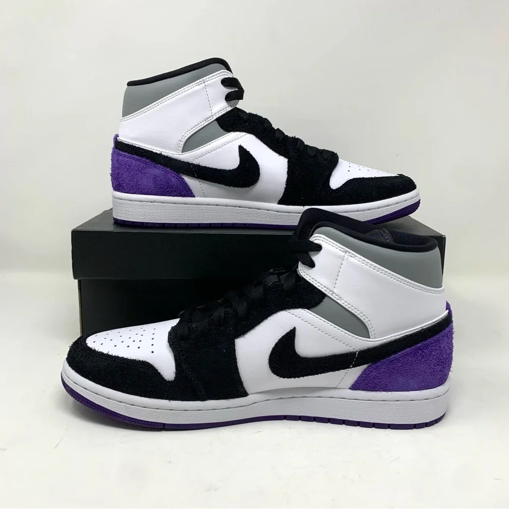Nike Air Jordan 1 Mid SE size 9 Purple Union Deadstock Brand New Authentic